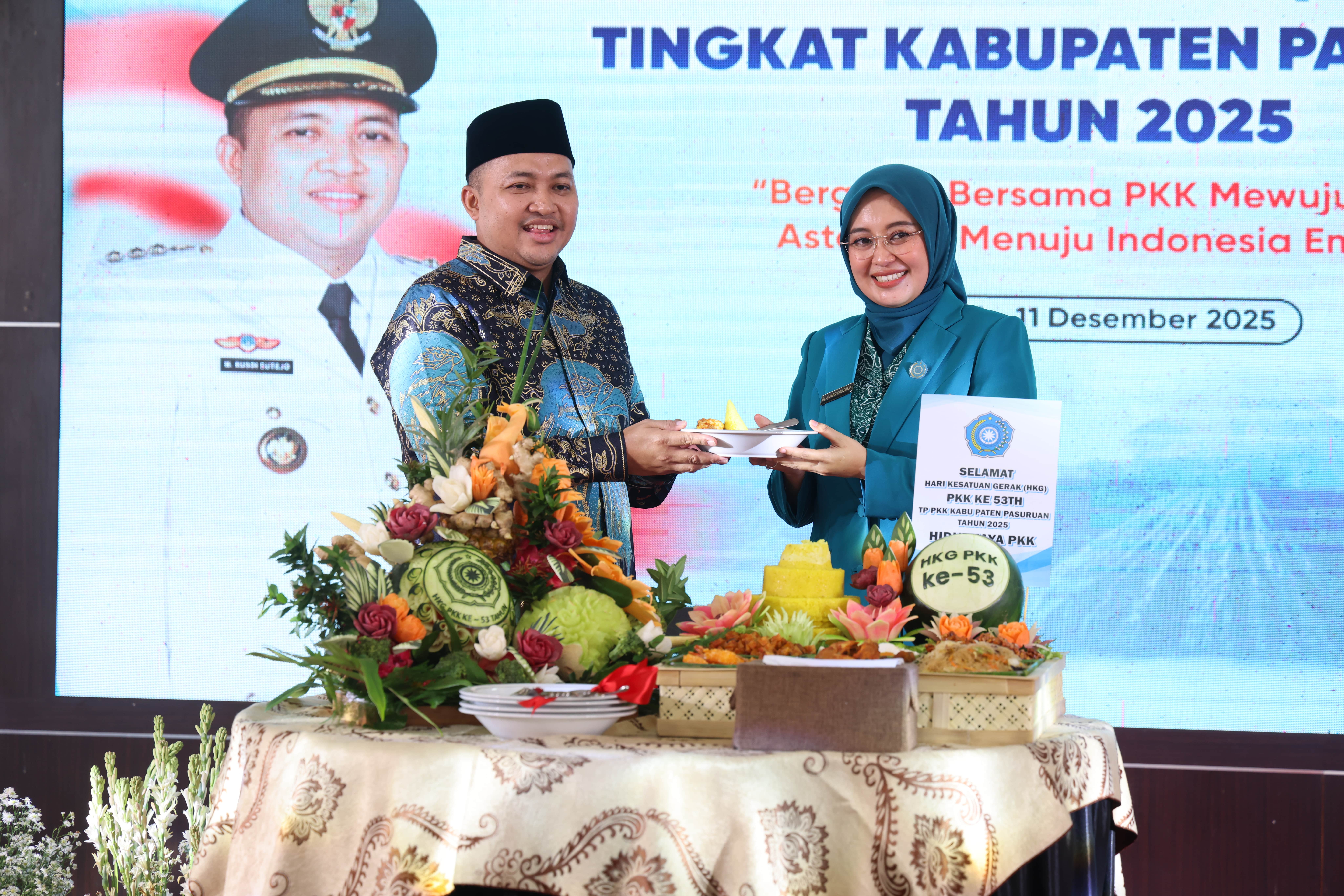 Sampul untuk Peringatan Hari Kesatuan Gerak (HKG) PKK Ke - 53 Tingkat Kabupaten Pasuruan