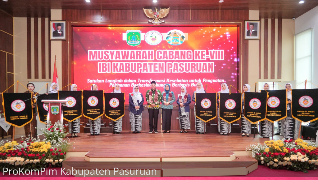 Buka Muscab ke-VIII IBI Cabang Pasuruan, Bupati Rusdi Dorong Bidan Berperan Aktif Reduksi Penurunan Kematian Ibu, Kematian Bayi dan Stunting