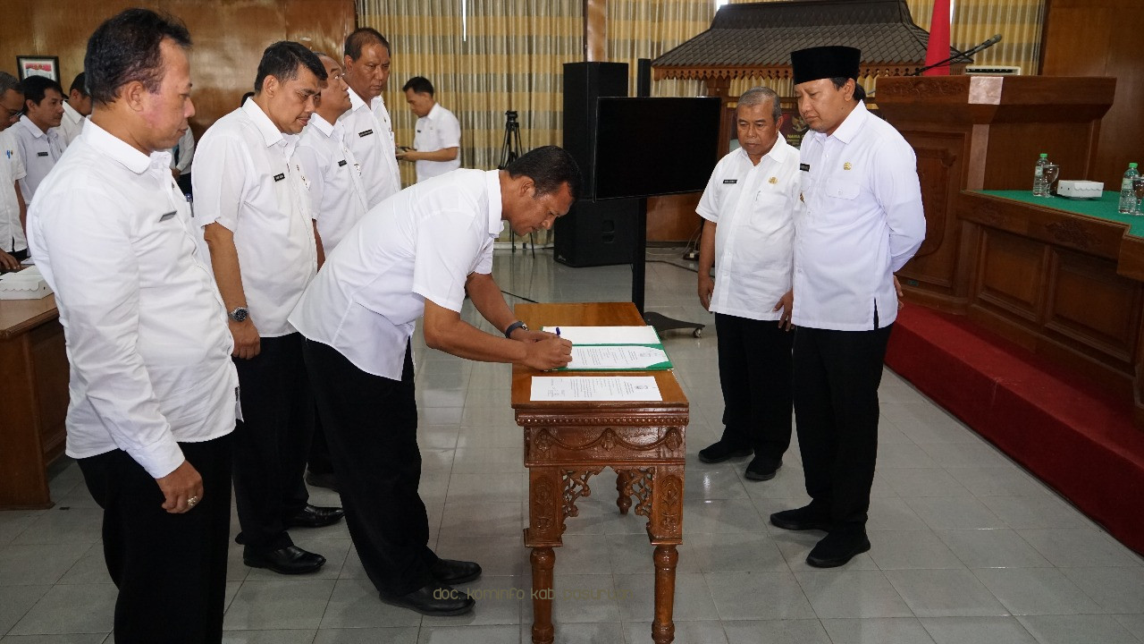 Cegah Korupsi Dalam Pengadaan Barang/Jasa, Seluruh Kepala OPD Tandatangan Komitmen Bersama