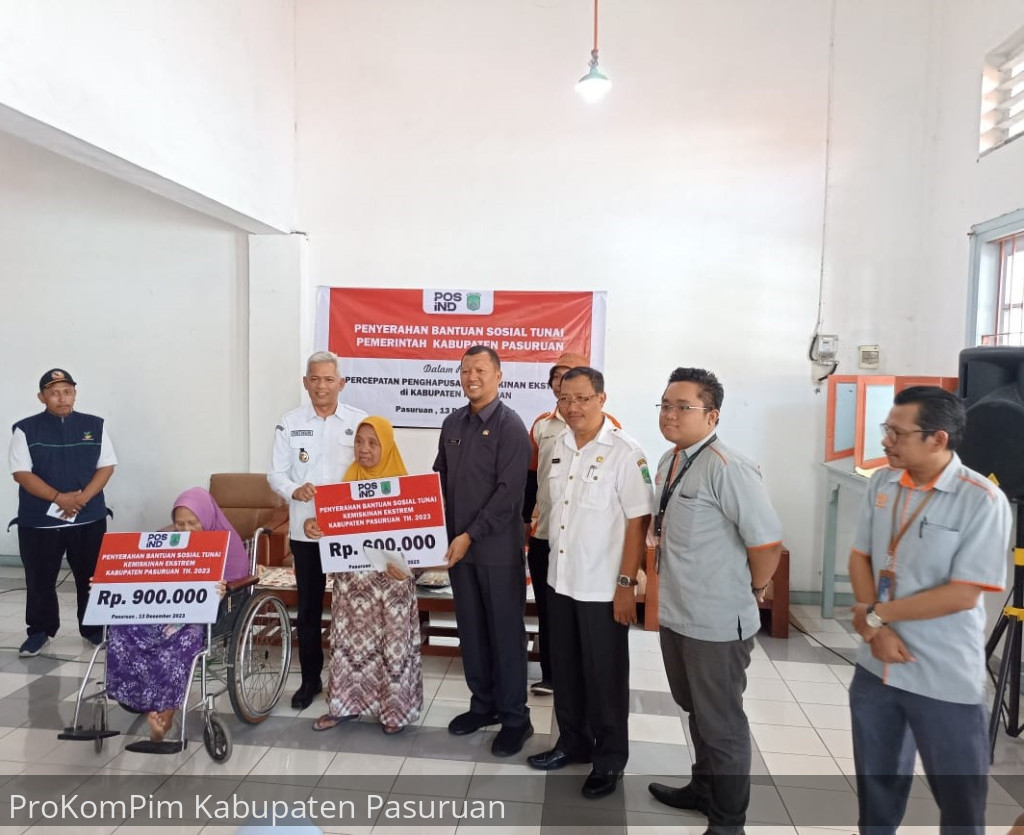 Pemkab Pasuruan Distribusikan Bansos Kemiskinan Ekstrem Tahun 2023 Kepada 5.705 KPM