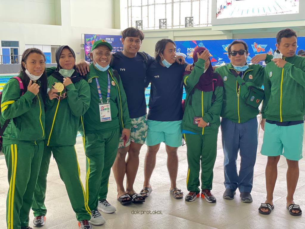 Di balik Kesuksesan 4 Atlet Selam Kabupaten Pasuruan Raih Medali di PON XX Papua, Ada Tangan Dingin Mukhammad Riyad, Sang Pelatih 