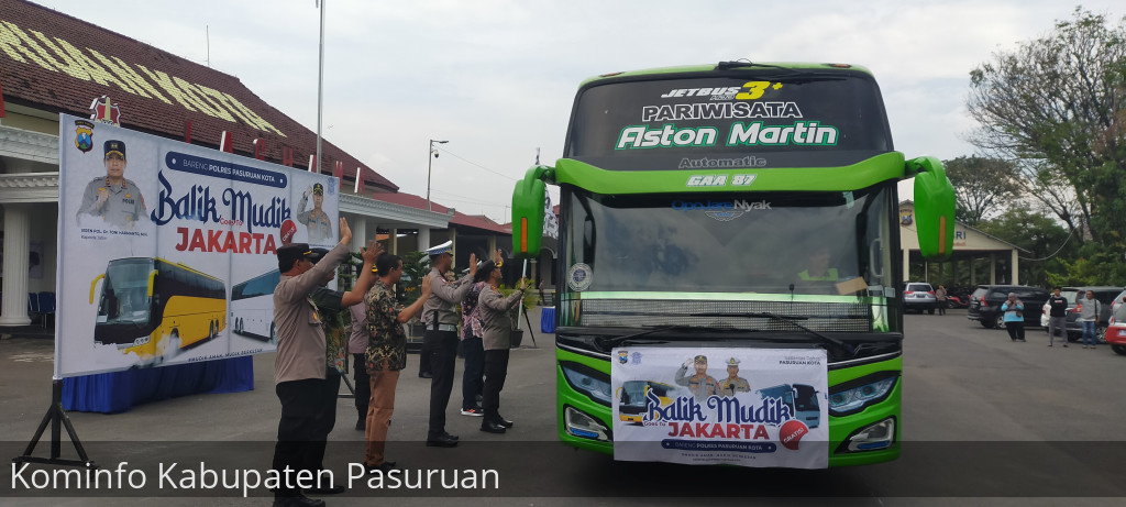 Puluhan Pemudik Pasuruan Diberangkatkan Gratis Ke Jakarta