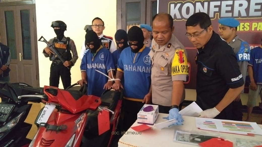 Polres Pasuruan Tangkap 3 Pelaku Curat
