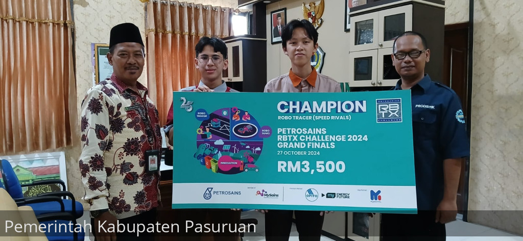2 Pelajar MAN 1 Pasuruan Juara RBTX Challenge 2024 Tingkat Dunia