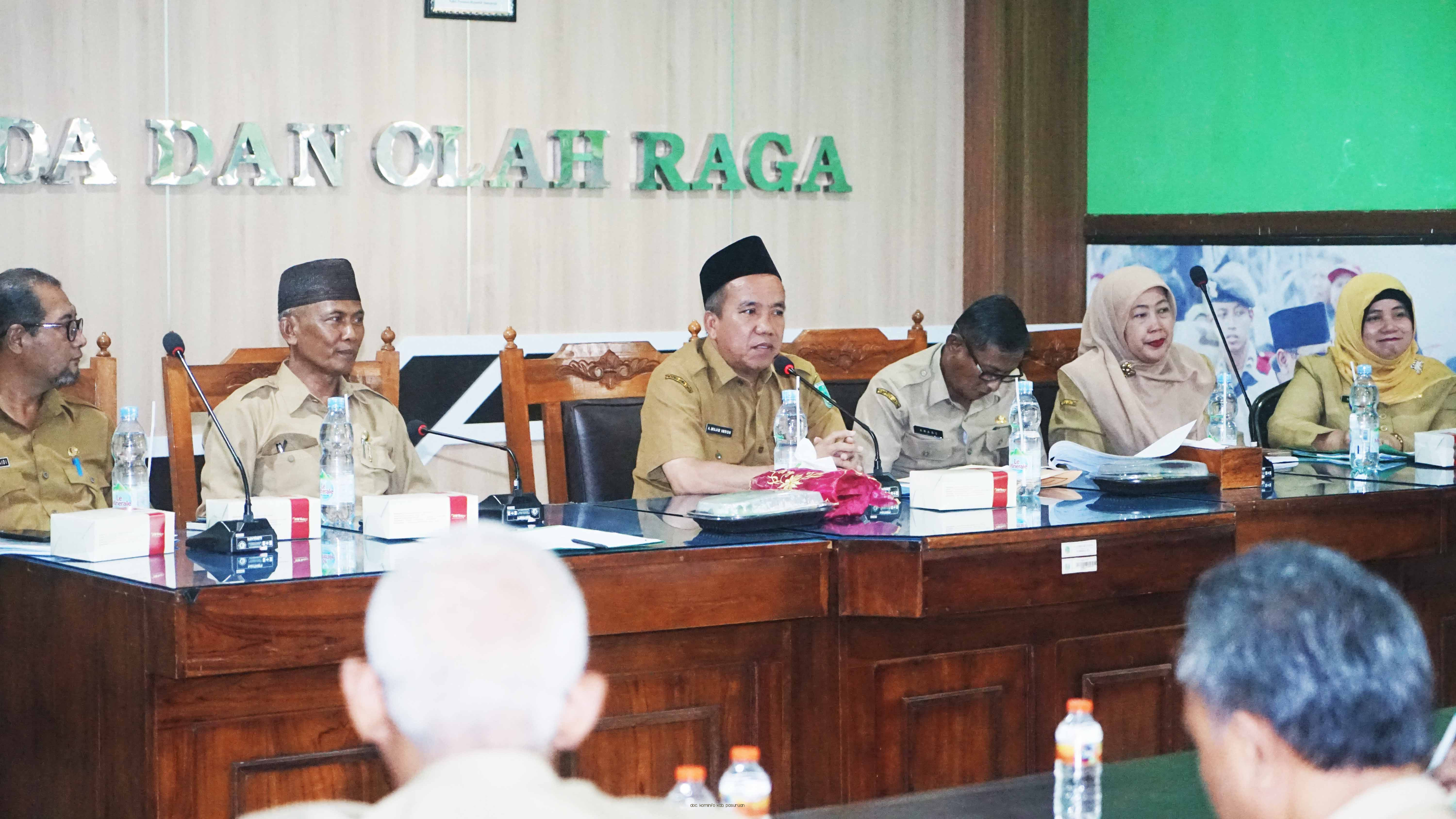 Pembinaan Dispora, Wabup Pasuruan Pesankan Peningkatan Kinerja