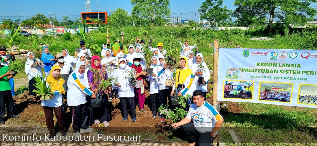Raih Top 5 Pelayanan Publik. RSUD Grati Punya Kebun Lansia Sister Peri