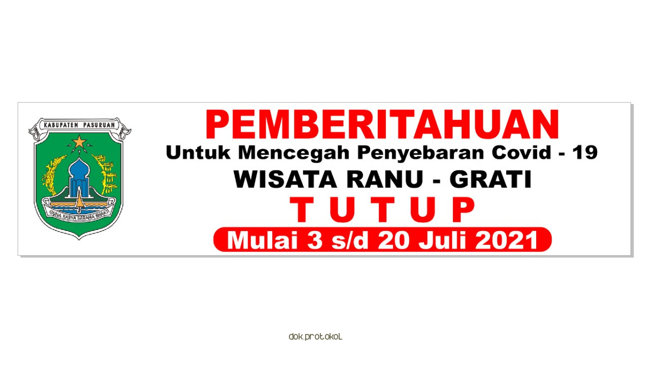 Seluruh Tempat Wisata di Kabupaten Pasuruan, Ditutup Sementara 