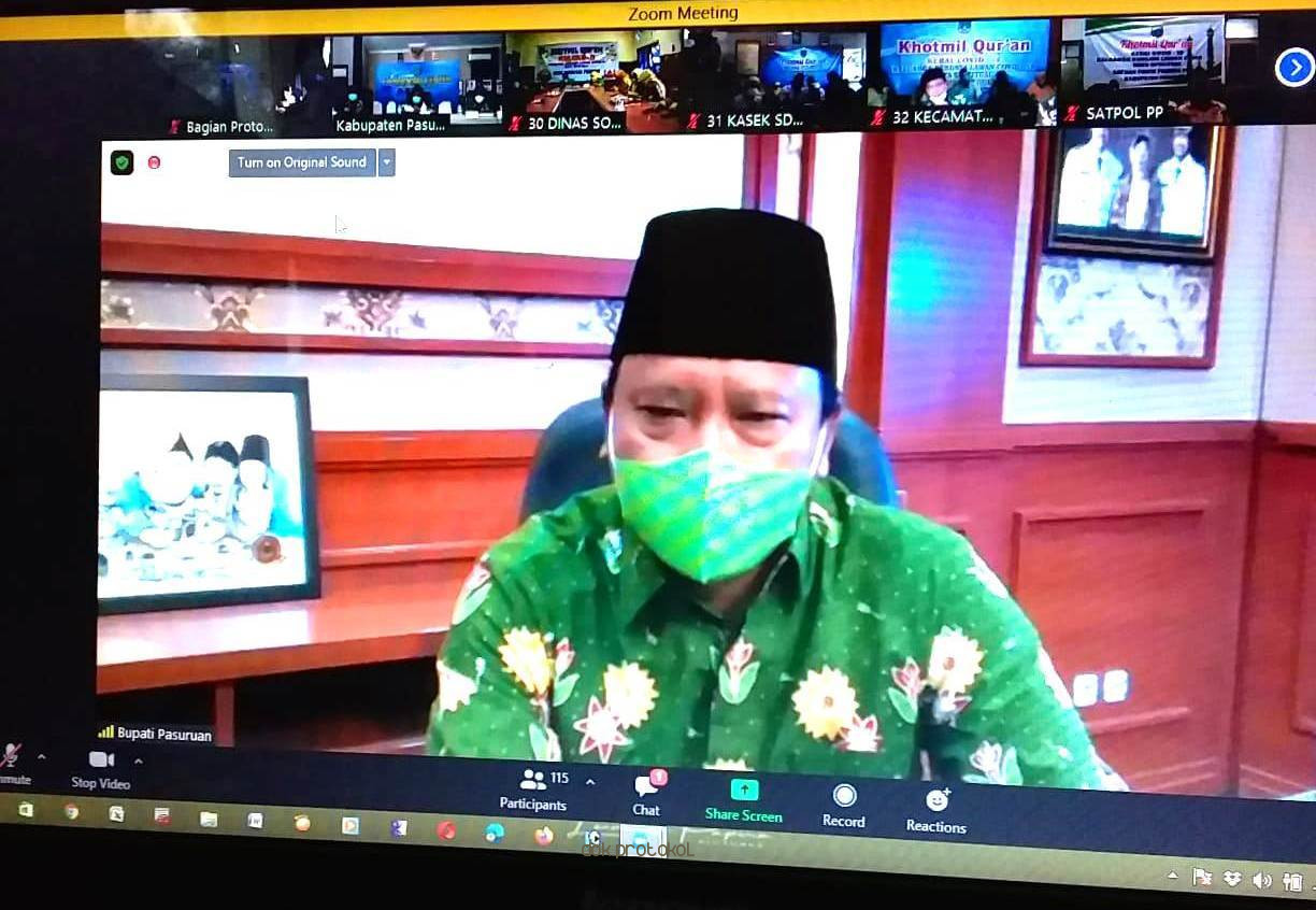 Meski Tren Kasus Positif Covid-19 Relatif Turun, Pemkab Pasuruan Kian Intens Aplikasikan PPKM Mikro 