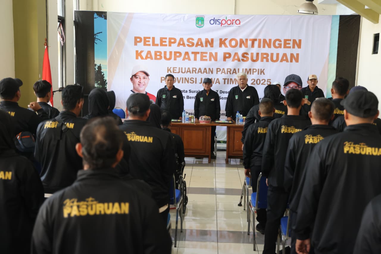 Sampul untuk Pelepasan Kontingen Kabupaten Pasuruan