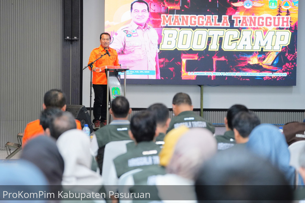 Buka Manggala Tangguh Bootcamp Tahun 2025, Pj. Bupati Nurkholis: Semua Kepala OPD dan Camat Harus Paham Penanganan Kebencanaan
