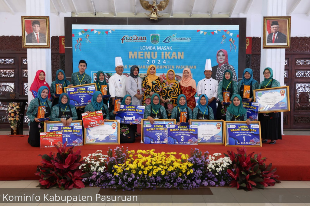 Dinas Perikanan dan Forikan Kabupaten Pasuruan Gelar Lomba Masak Menu Ikan Patin dan Udang