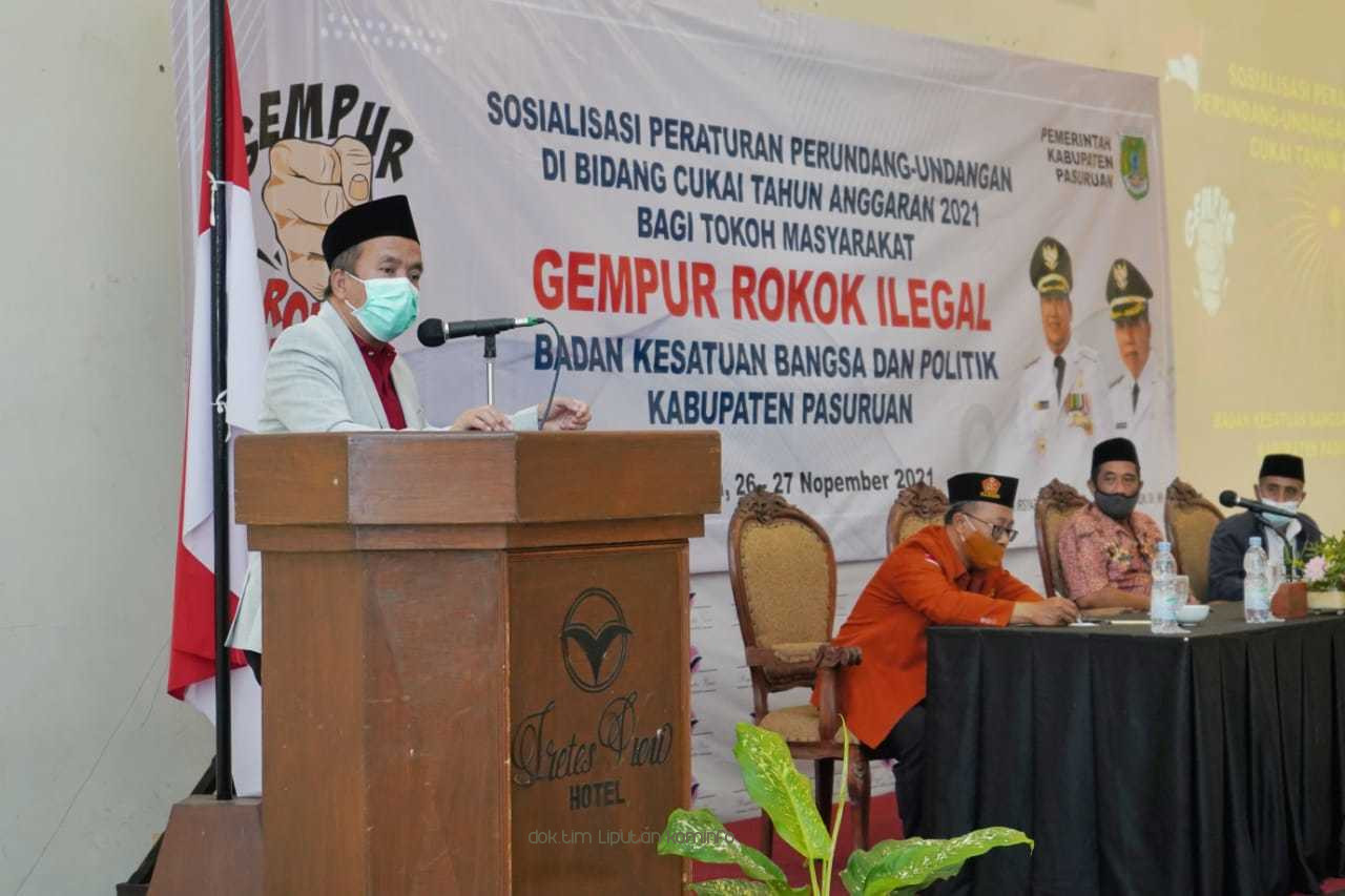 Wabup: Tokoh Masyarakat Harus Berperan Aktif Berantas Peredaran Rokok Ilegal 