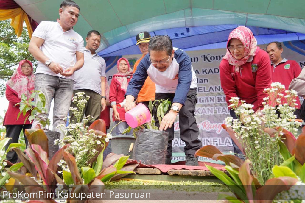 Kendalikan Laju Inflasi Daerah, Pemkab Pasuruan Luncurkan GELANG KEPANG Melalui Gerakan Tanam Cabai