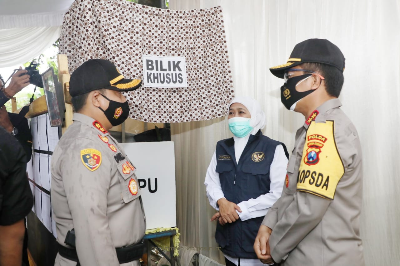 Gubernur Khofifah Himbau Masyarakat Tak Euforia Kemenangan Dengan Pengerahan Massa