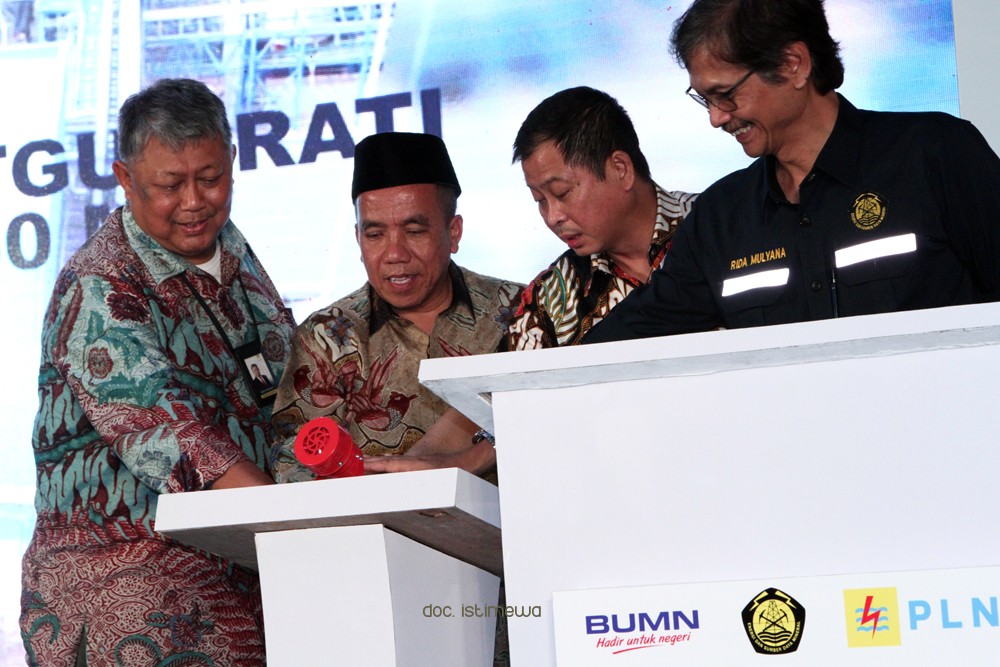 Menteri ESDM, Ignasius Jonan Resmikan PLTGU Grati Blok III
