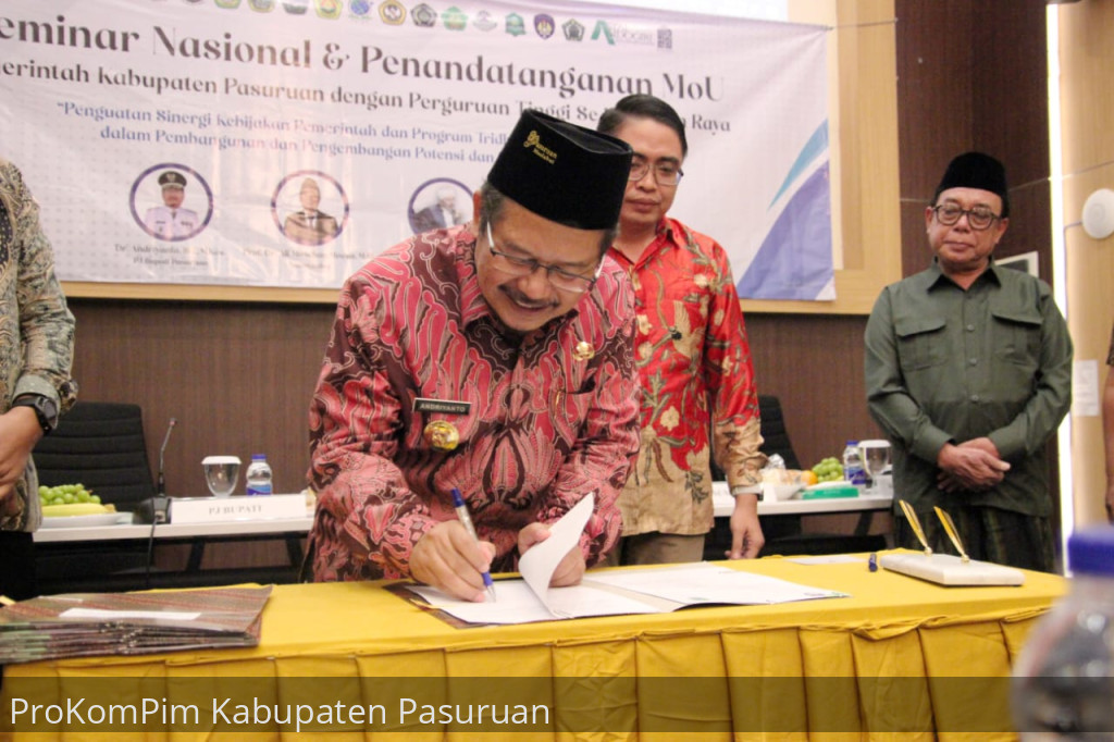 Tingkatkan IPM, Pemkab Pasuruan Jalin Kerjasama Dengan Civitas Akademika se-Pasuruan Raya