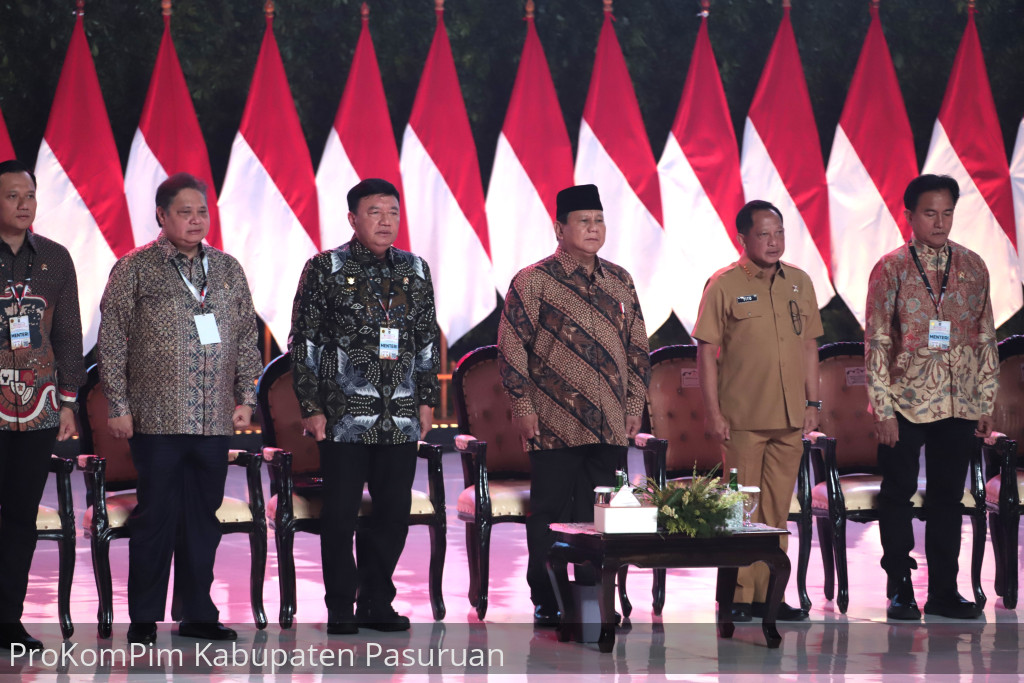 Pemkab Pasuruan Berpartisipasi Aktif Dalam Rakornas Pemerintah Pusat dan Daerah Tahun 2024