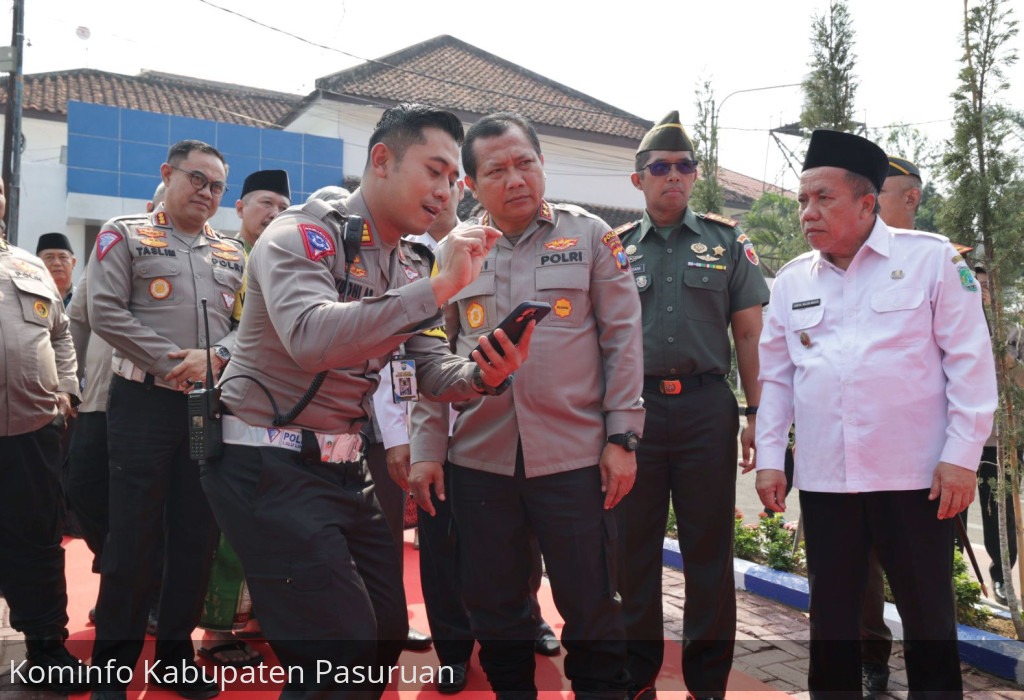 Kapolda Jatim Launching Inovasi SIM Walk Thru dan e-Konfirmasi Tilang Satlantas Polres Pasuruan