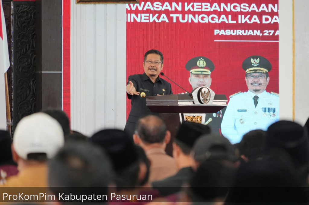 Pj. Bupati Pasuruan: Wawasan Kebangsaan, Pondasi Dalam Setiap Kebijakan dan Program Kerja Pemerintahan Desa
