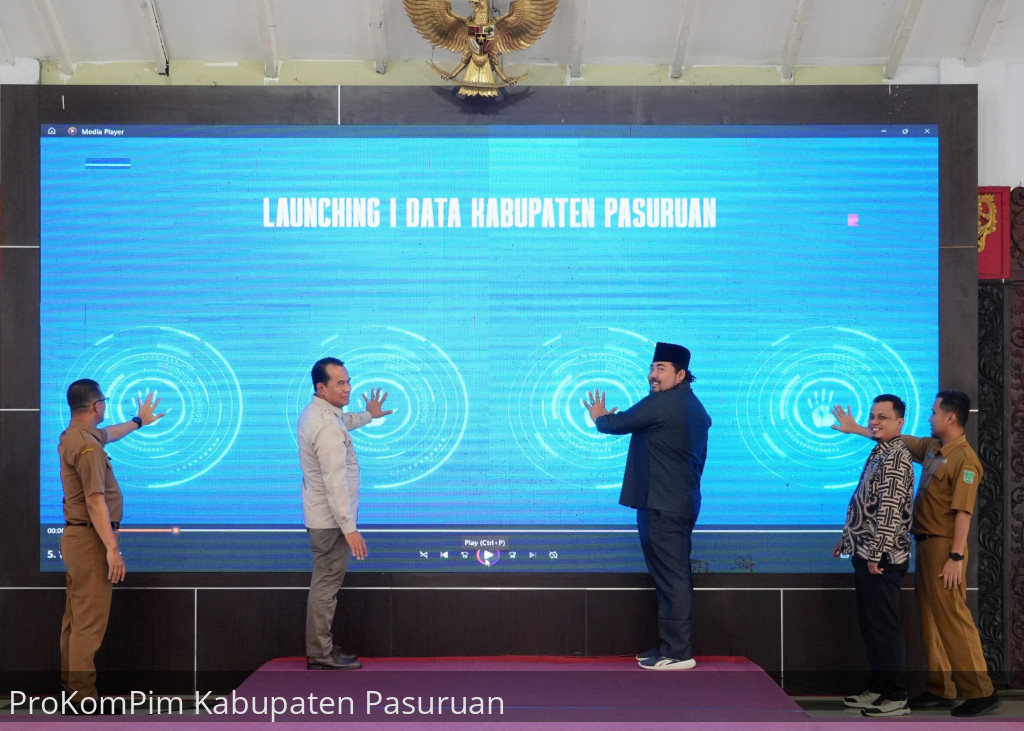 Launching Portal Satu Data Kabupaten Pasuruan, Pj Bupati Nurkholis: Akurasi Data Statistik Sangat Penting Dalam Pembangunan