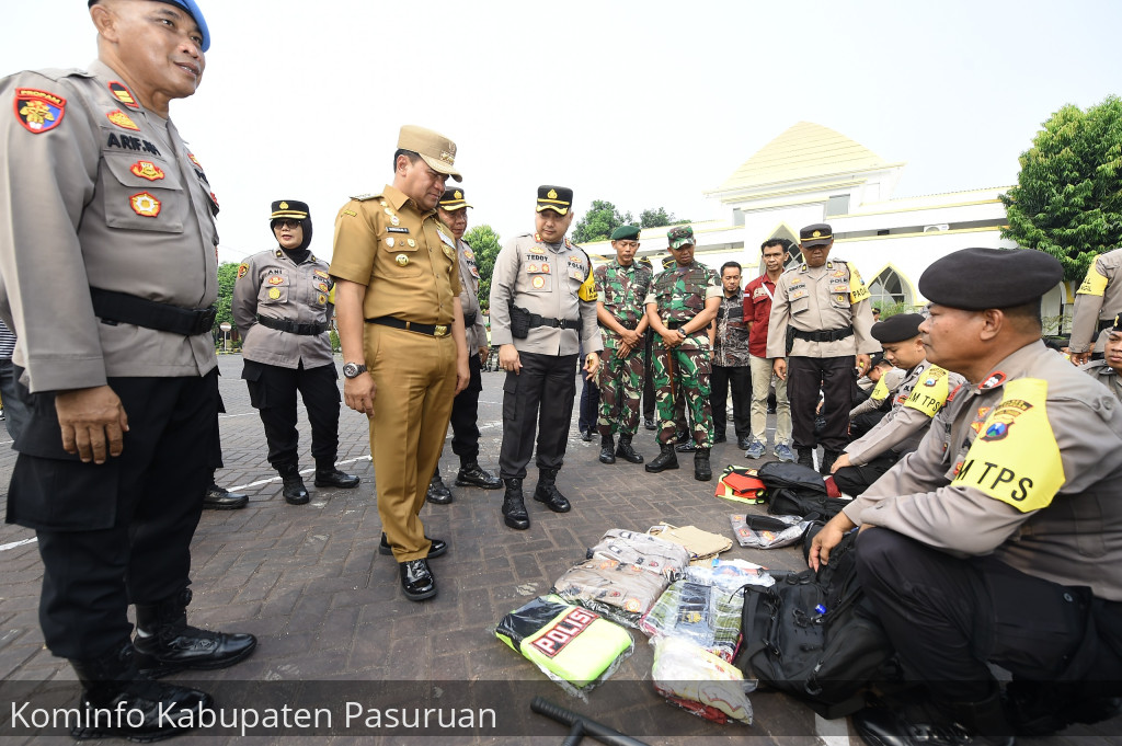 Polres Pasuruan Geser 578 Personel Amankan TPS