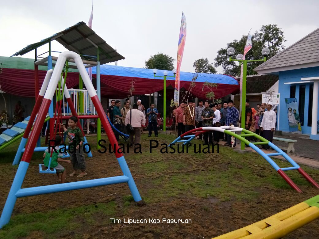 Penuhi Keinginan Warga Desa, Bupati Irsyad Yusuf Resmikan Perpustakaan, Sentra IKM, Pusyan Gatra, dan Taman Bermain Anak-Anak