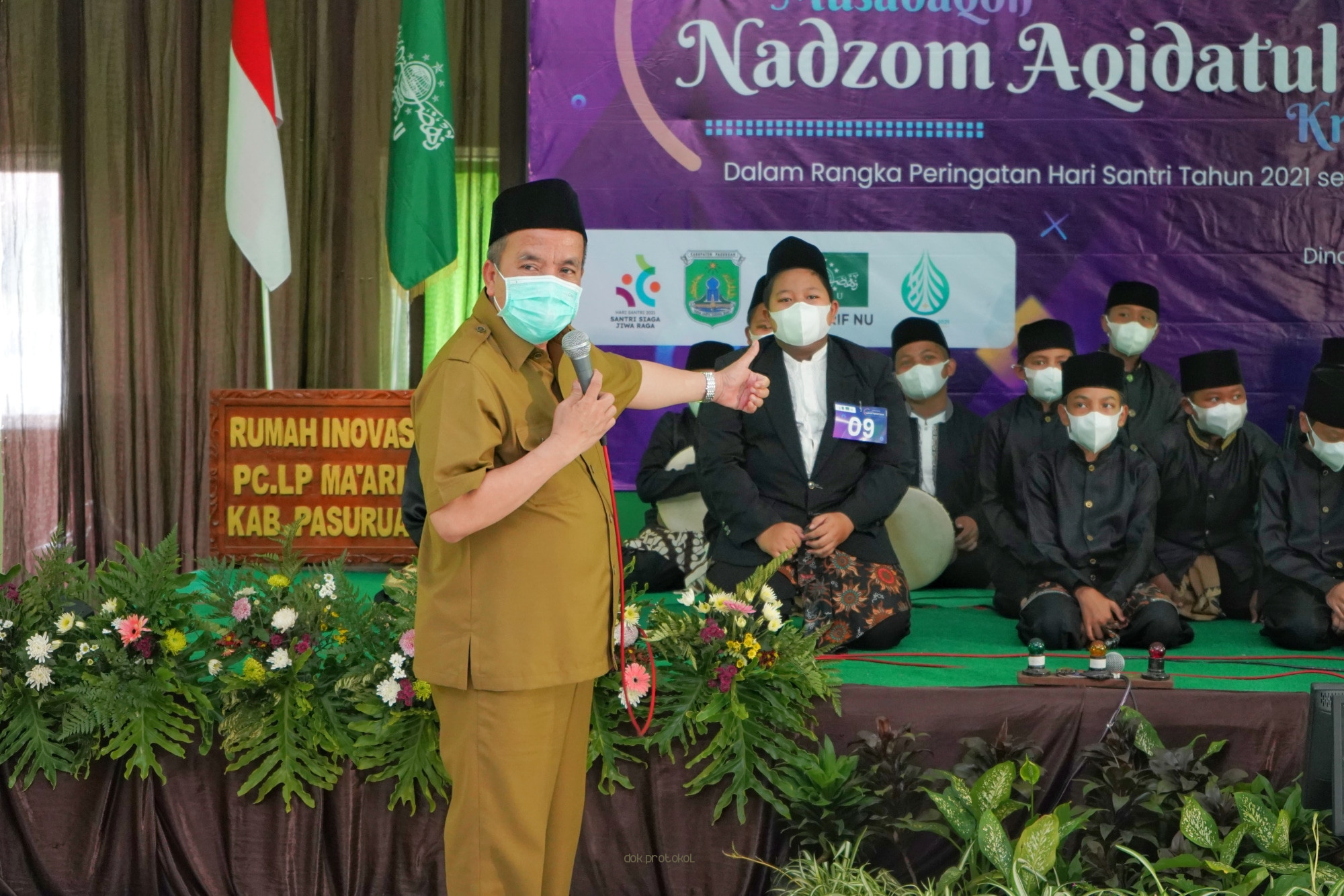 Hadiri Pembukaan Musabaqah Nadzom, Wakil Bupati Apresiasi Pihak Penyelenggara dan Orang Tua Peserta Lomba