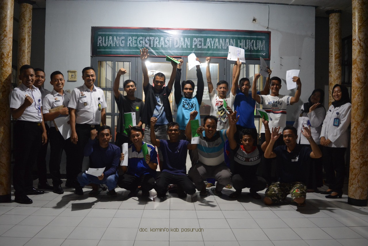 Dapat Asimilasi dan Hak Integrasi, 52 Warga Binaan Rutan Bangil, Bebas