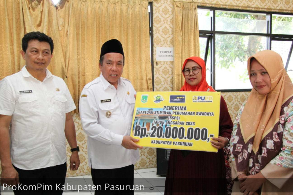 Awal Agustus, Pemkab Pasuruan Gulirkan Bantuan Stimulan Perumahan Swadaya TA 2023 Di Dua Wilayah