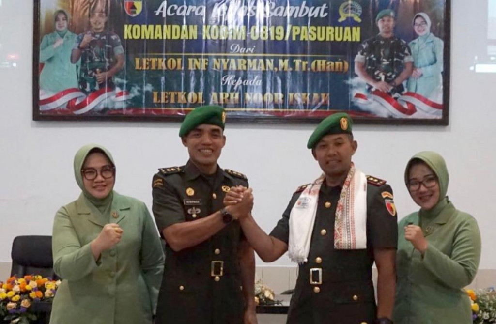 Letkol Arh Noor Iskak Pimpin Kodim 0819 Pasuruan