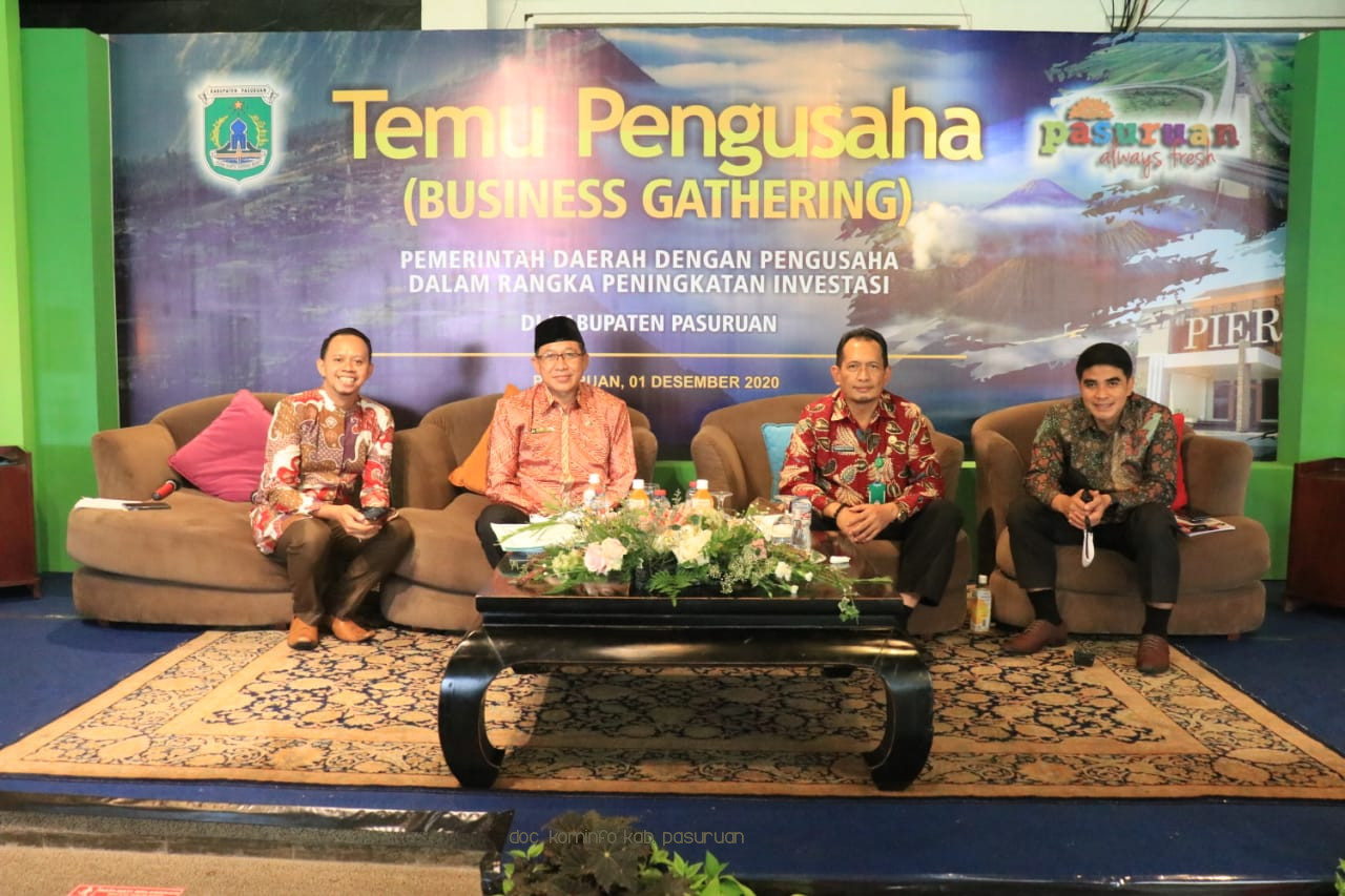 Jaga Iklim Investasi di Tengah Pandemi, Pemkab Pasuruan Gelar Business Gathering Dengan Protokol Covid-19