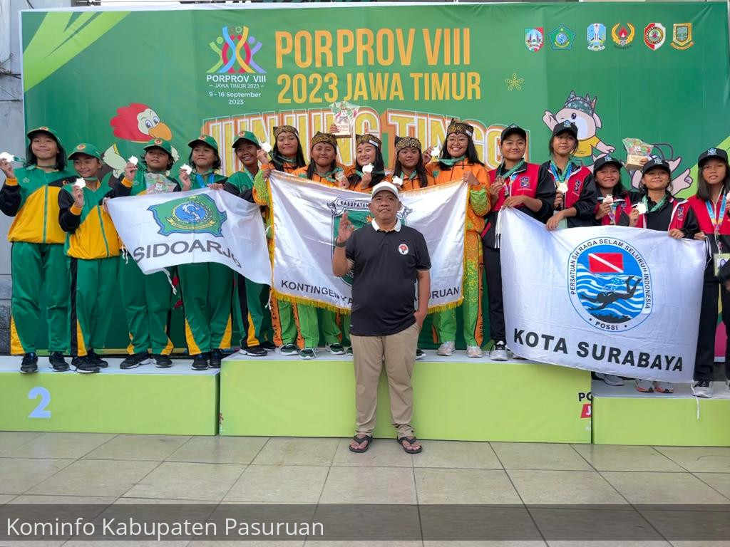 Hari Kedua Pertandingan, Atlet Selam Kabupaten Pasuruan Raih 5 Emas, 2 Perak dan 2 Perunggu