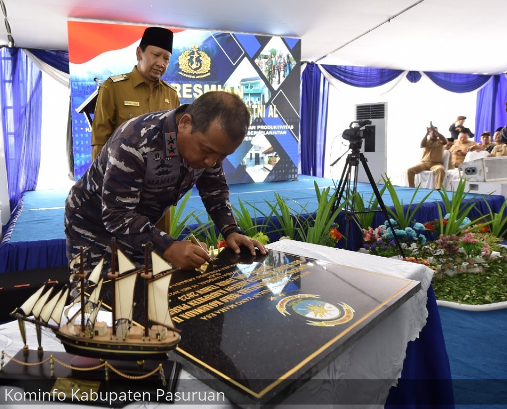 Desa Semare Diresmikan Jadi Kampung Bahari Nasional AL