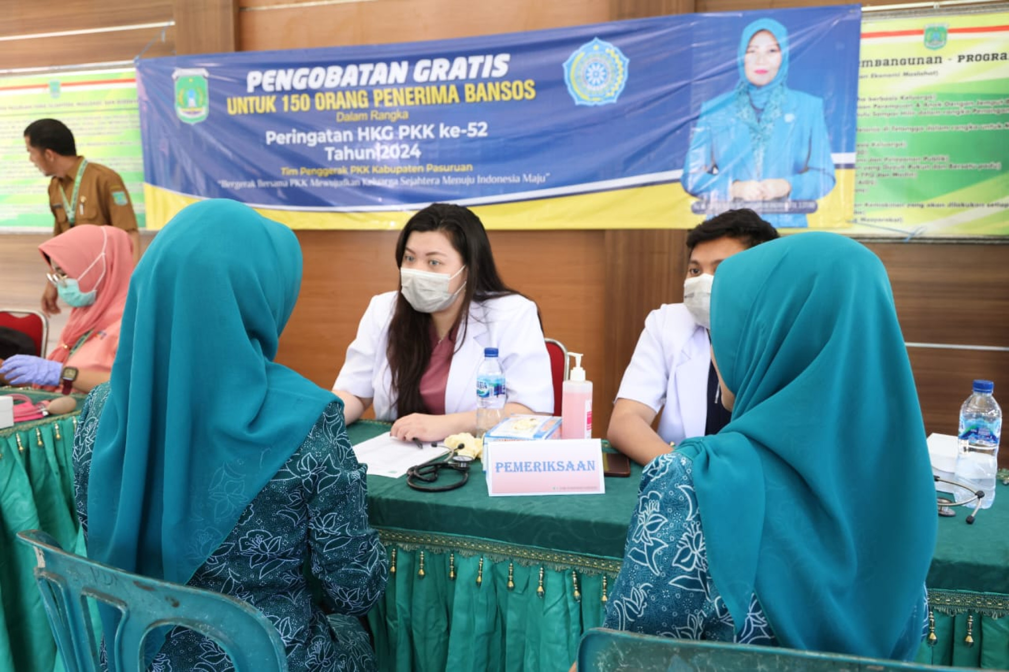 Sampul untuk Pengobatan Gratis - Peringatan HKG PKK Ke-52 Tahun 2024