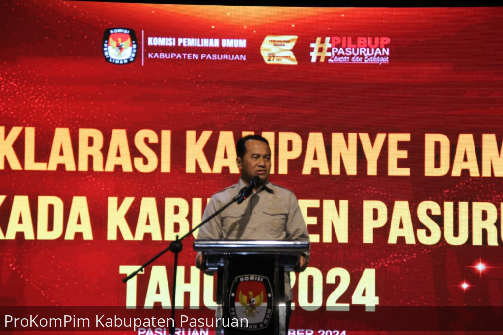 Hadir Dalam Deklarasi Kampanye Damai Pilkada Serentak 2024, Pj. Bupati Nurkholis Minta Masyarakat Saling Jaga Kondusifitas