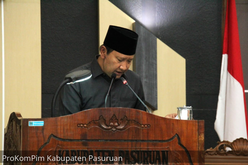 Rapat Paripurna DPRD, Bupati Pasuruan Sampaikan Perubahan KUA-PPAS Tahun Anggaran 2023