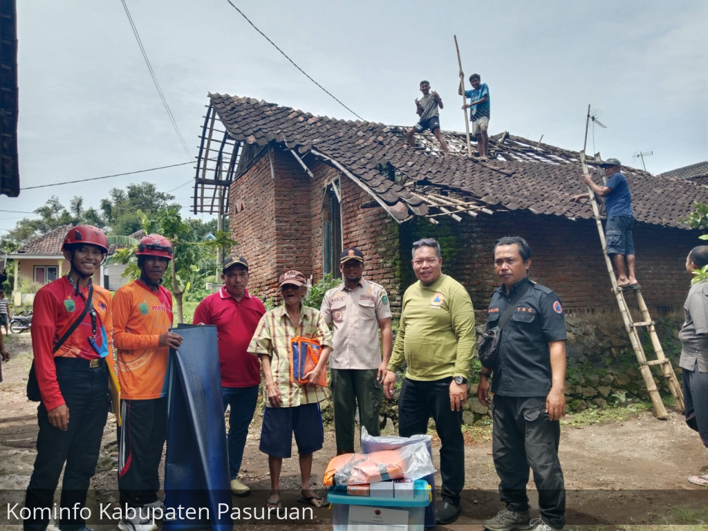 BPBD Asesment dan Salurkan Bantuan Warga Terdampak Cuaca Ekstrim di Beberapa Wilayah