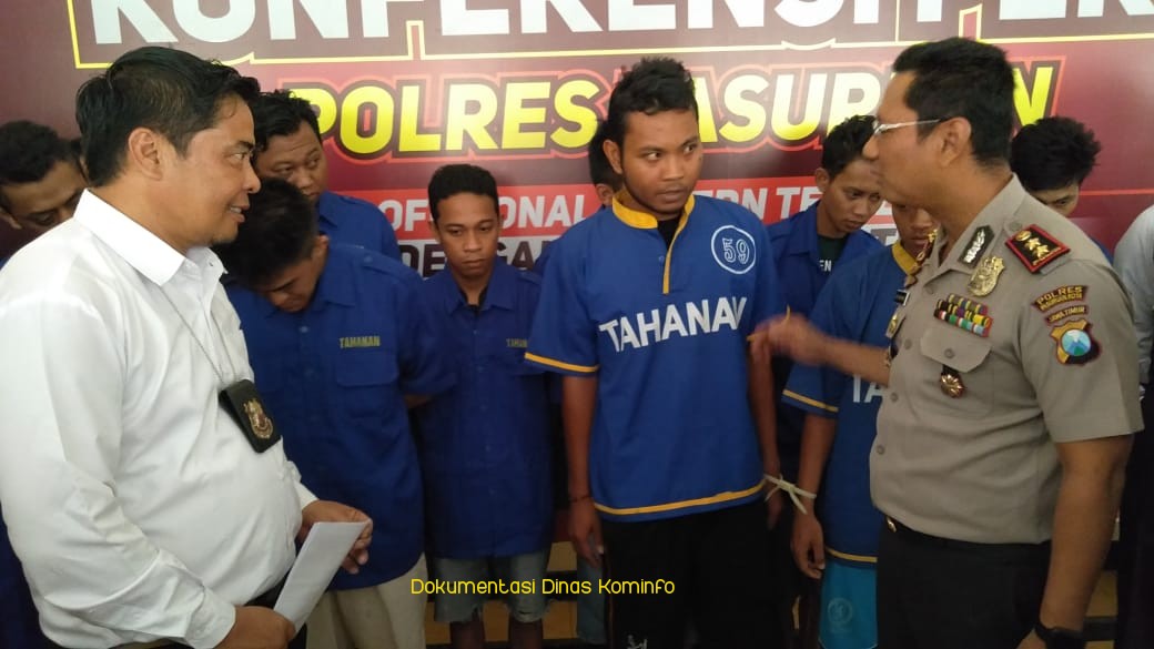 Polres Pasuruan Amankan Ribuan Butir Narkoba dan Sabu