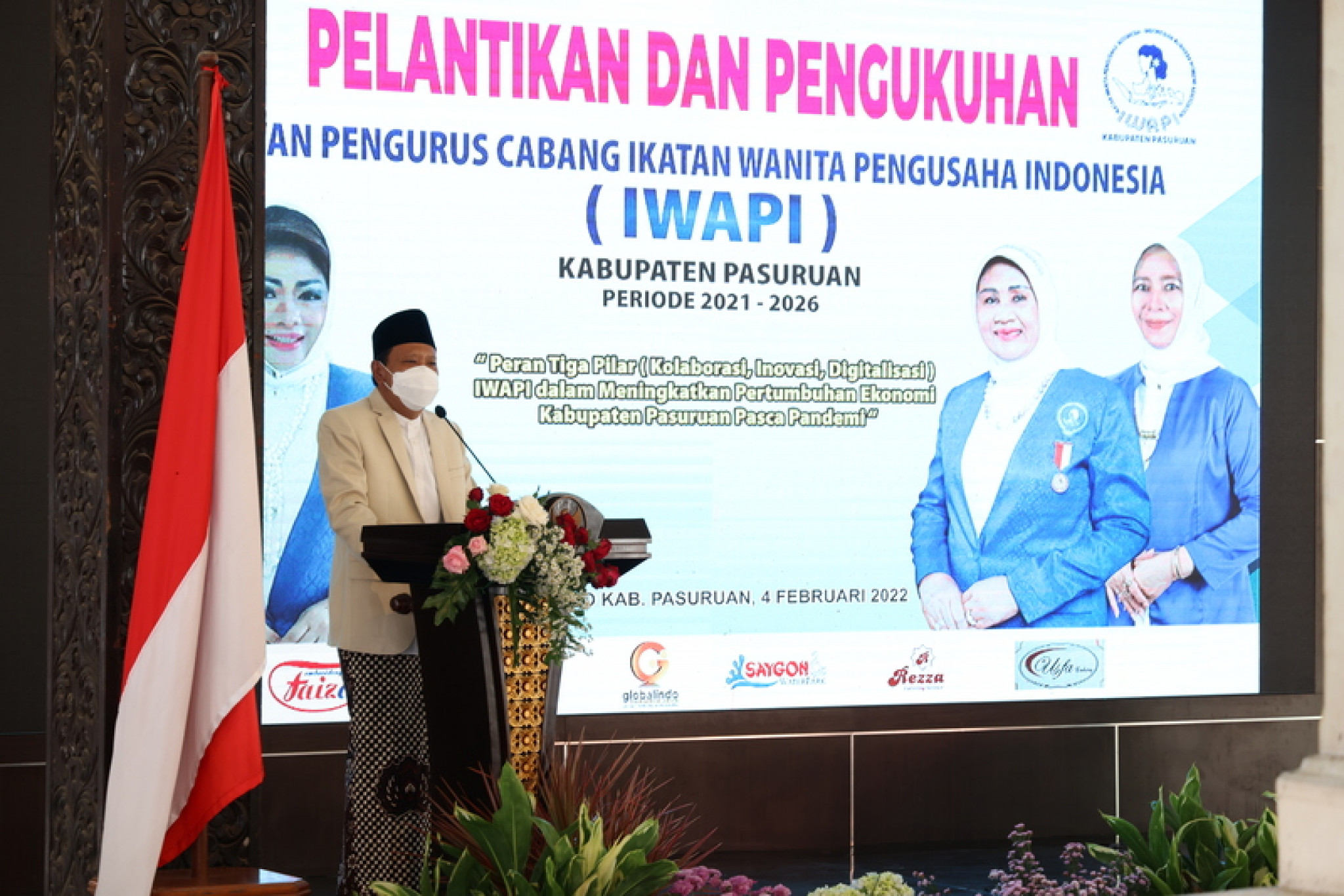 Sampul untuk Pelantikan dan Pengukuhan IWAPI