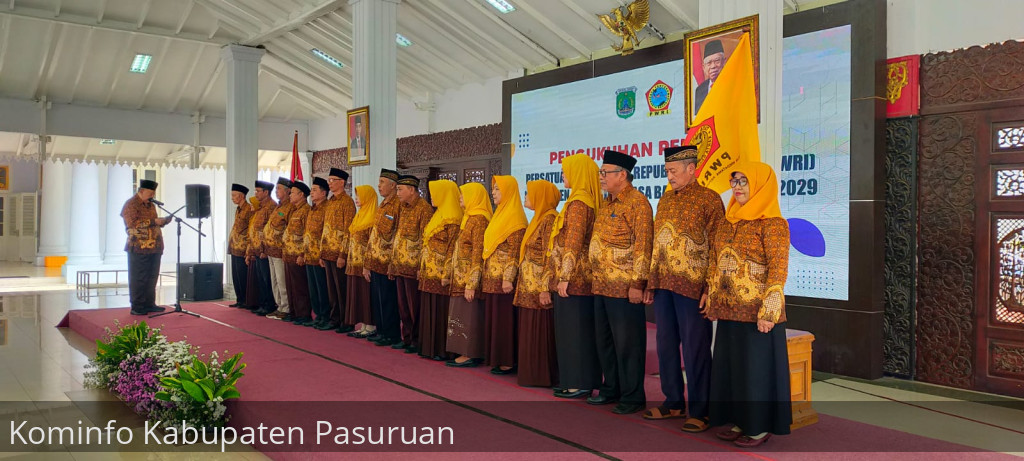 Pengurus PWRI Kabupaten Pasuruan Masa Bhakti 2023-2028 Dikukuhkan