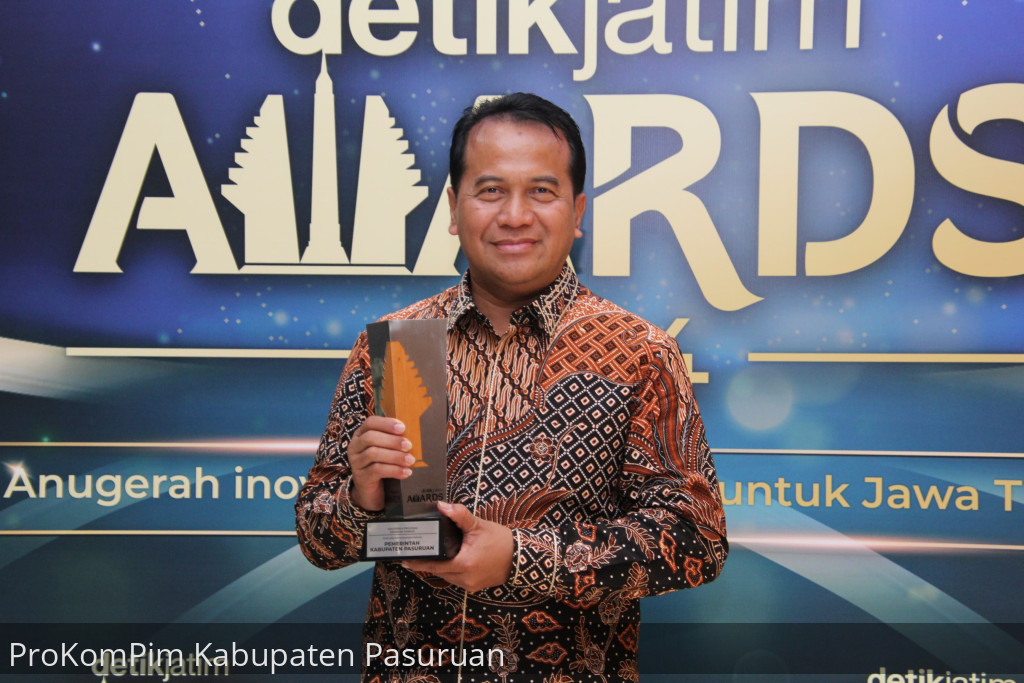 Inovasi PANGKAL BEMO Hantarkan Pemkab Pasuruan Raih detikJatim Awards 2024