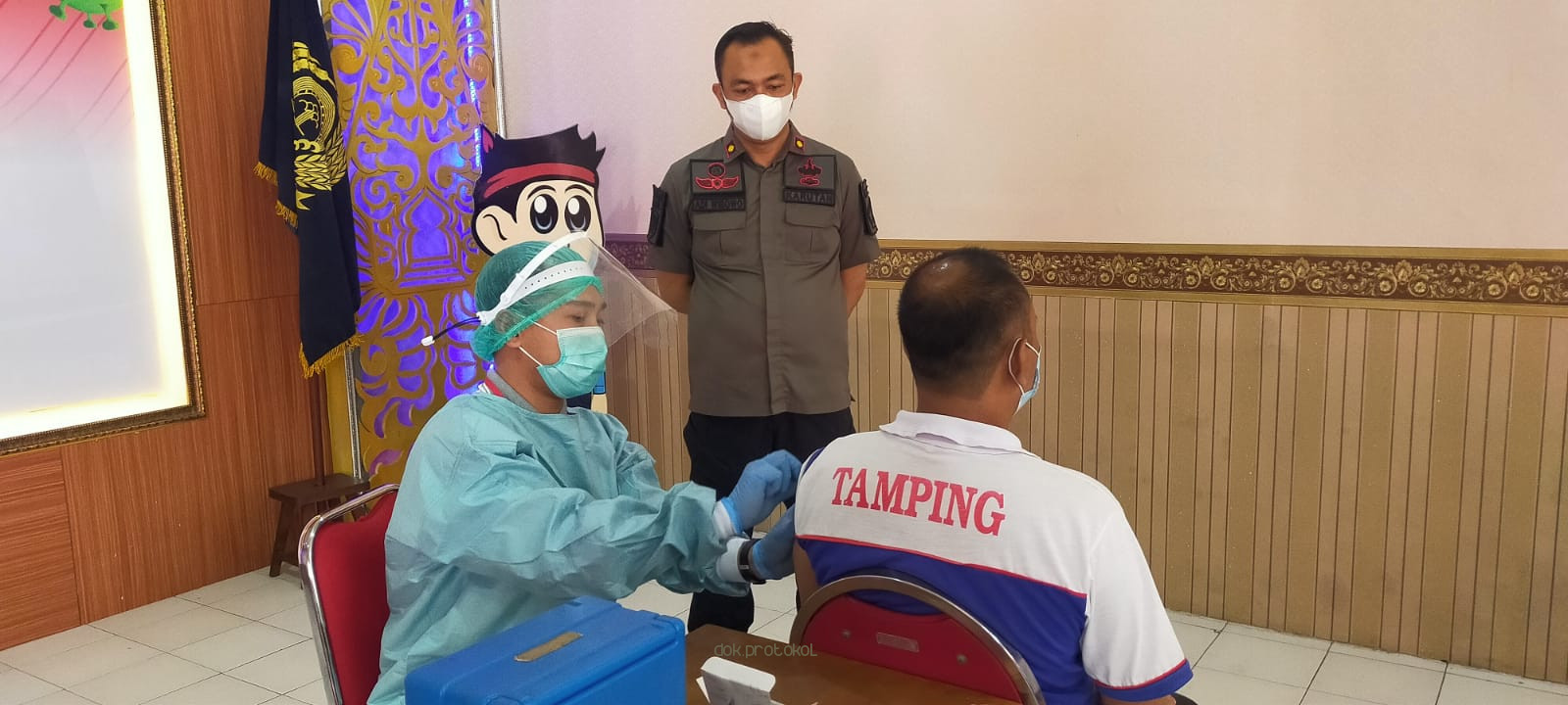 392 Warga Binaan Rutan Bangil Disuntik Vaksin Moderna 