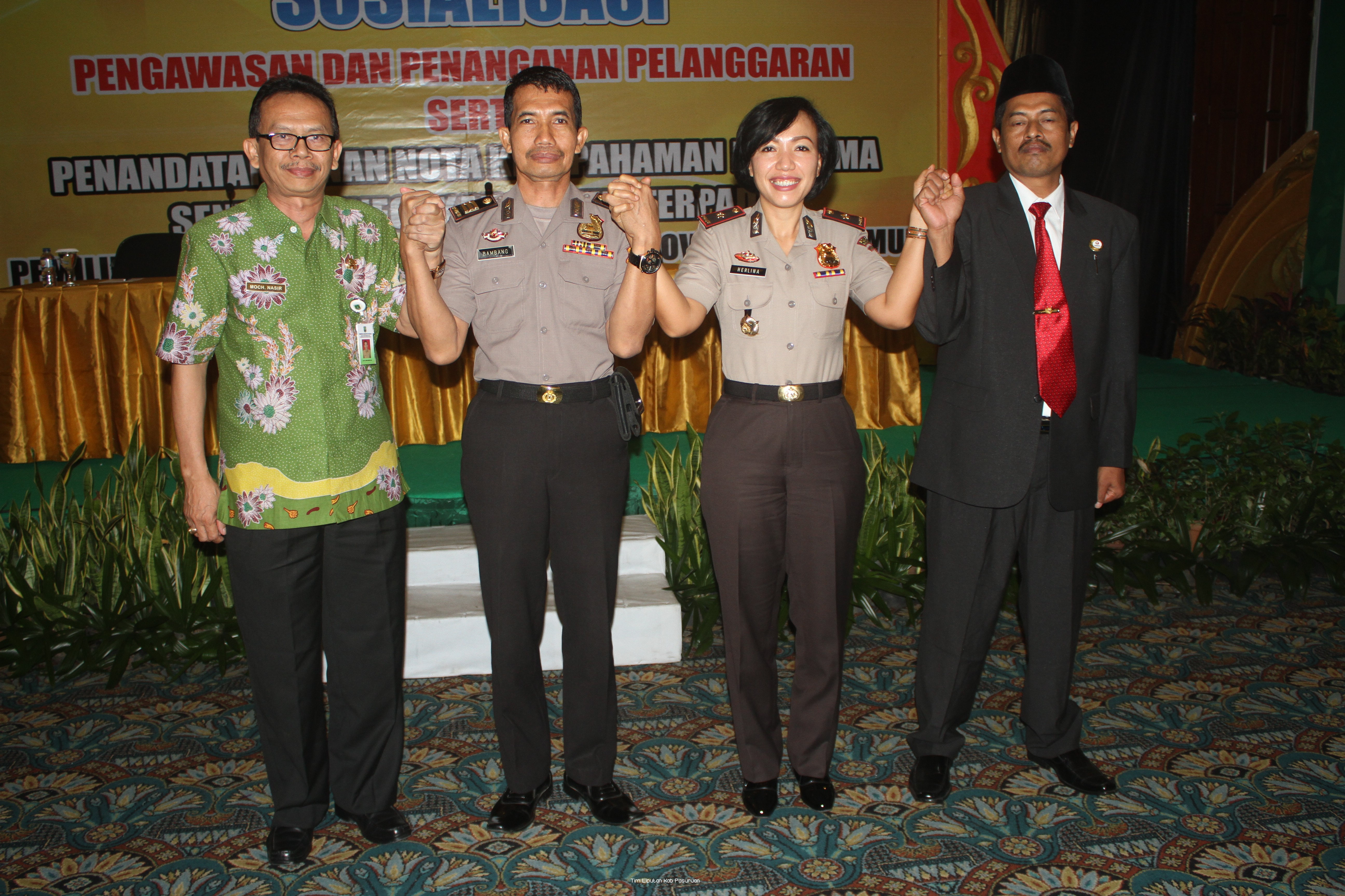 Sepakat Sama-Sama Awasi Pelanggaran Pemilu di Kabupaten Pasuruan