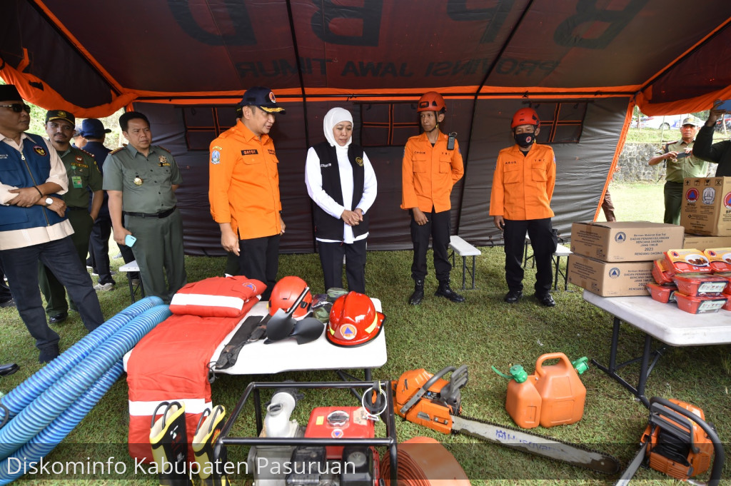 Pemprov Jatim Gelar Apel Siaga Gabungan. Gubernur Khofifah Ingatkan Dampak Pasca Kebakaran Hutan dan Lahan