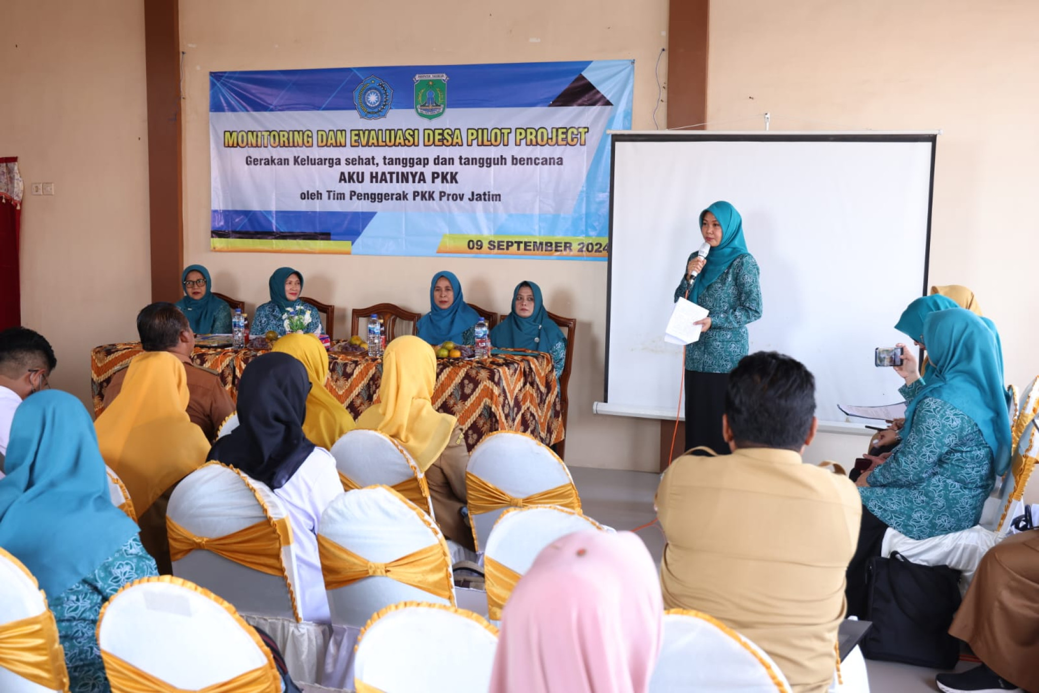 Sampul untuk Monitoring dan Evaluasi Desa Pilot Project oleh PKK Kabupaten Pasuruan