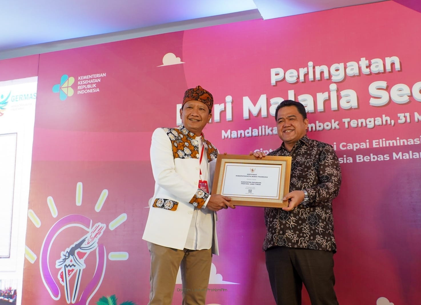 Bupati: Predikat Bebas Frambusia, Tantangan Pemkab Pasuruan Pertahankan Bebas Malaria