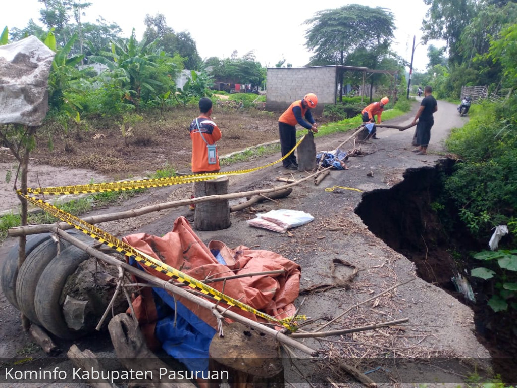 Awal Tahun, Banjir, Angin Kencang Hingga TPT Longsor Terjadi di Kabupaten Pasuruan