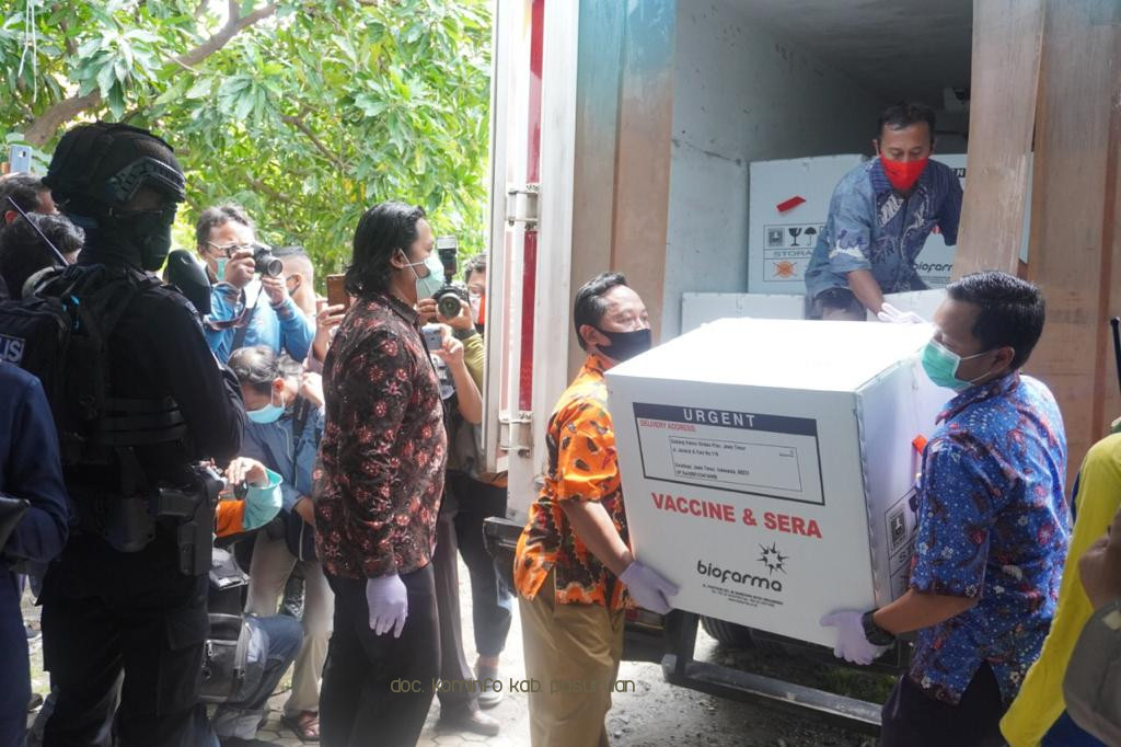 Vaksin Covid-19 Tahap Pertama Sudah Tiba di Jatim 