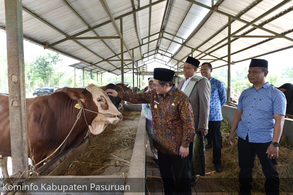 Pastikan Bebas PMK dan LSD, Pj Bupati Andriyanto Pantau Penjualan Hewan Qurban