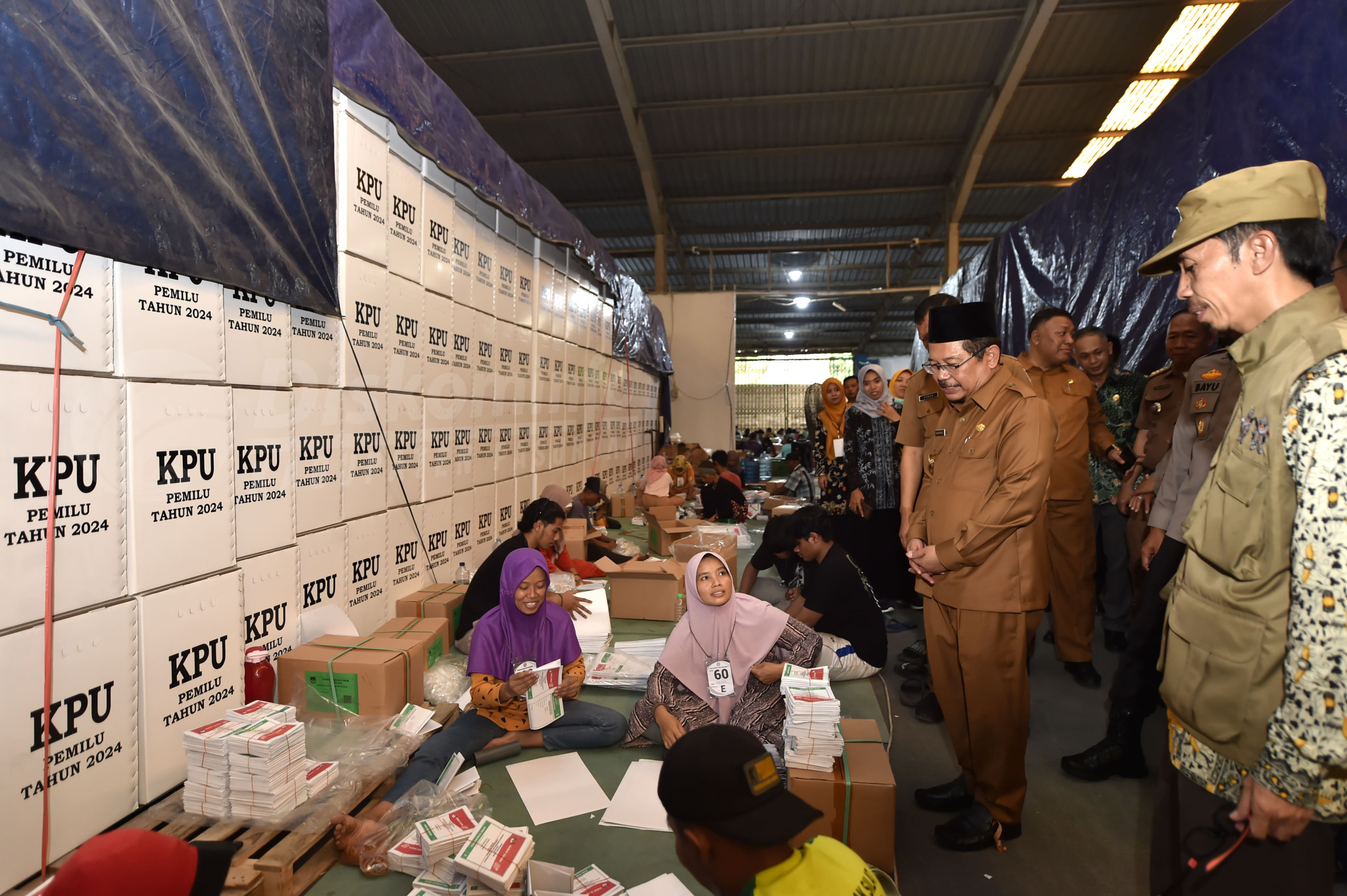 Sampul untuk Pj Bupati Tinjau Gudang Logistik Pemilu